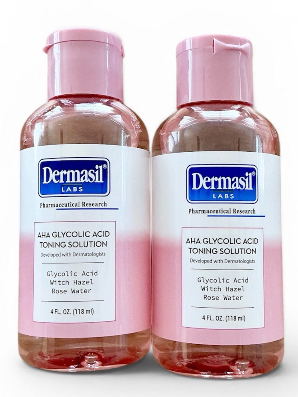 🆕 Dermasil AHA Glycolic Acid Toning Solutions- 2 Bottles